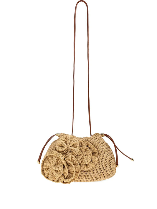 Ulla Johnson flower embellished cross body bag