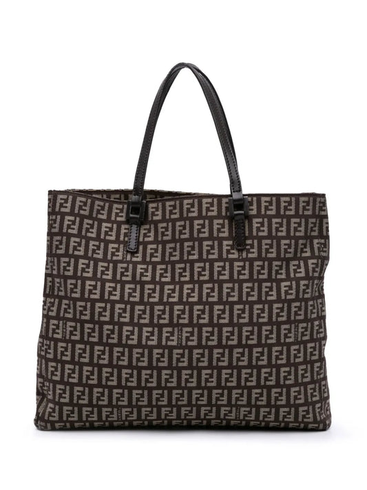 Fendi 2000 2010 Zucchino Canvas tote bag