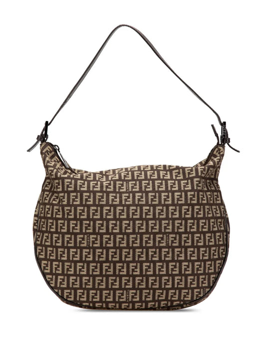 Fendi 2000 2010 Zucchino Canvas shoulder bag