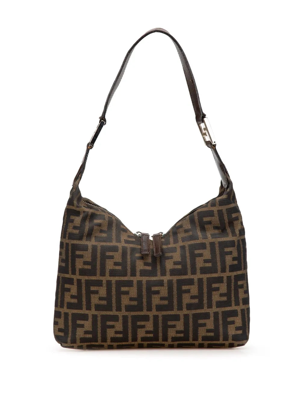 Fendi 2000 2010 Zucca Canvas shoulder bag