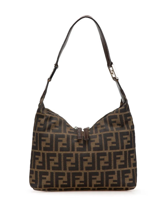 Fendi 2000 2010 Zucca Canvas shoulder bag