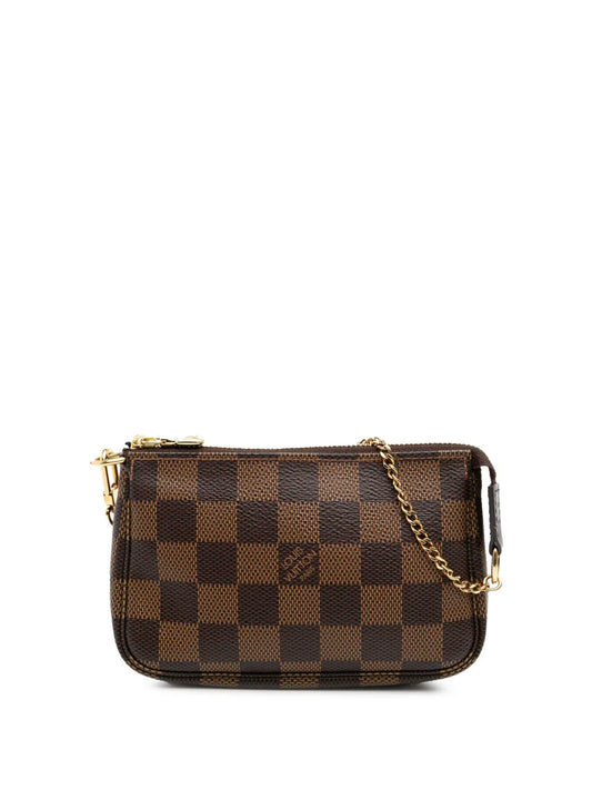 Louis Vuitton 2018 Damier Ebene Mini Pochette Accessoires handbag