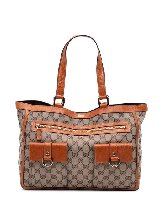 Gucci 2000 2015 GG Canvas Abbey D Ring Pocket tote bag
