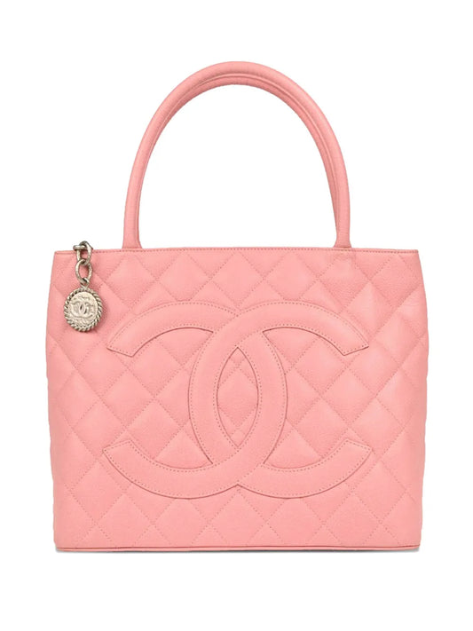 CHANEL 2003 Medallion quilted tote bag