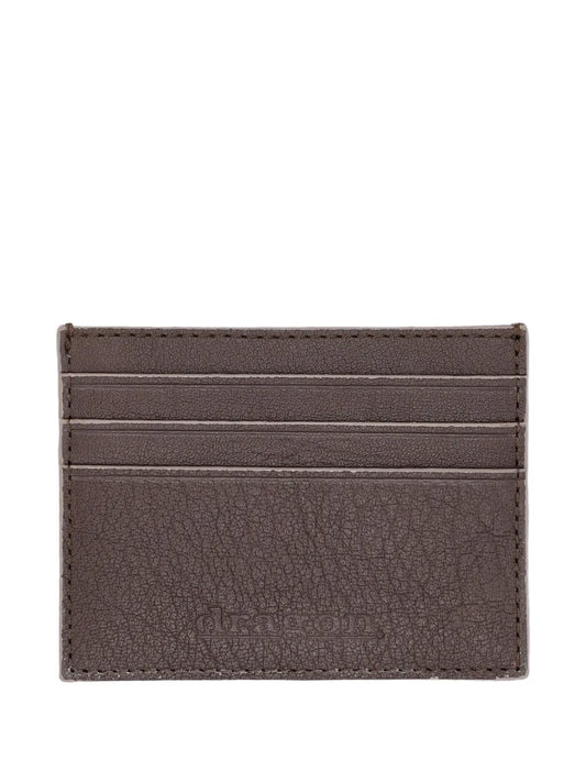 DRAGON DIFFUSION woven leather cardholder