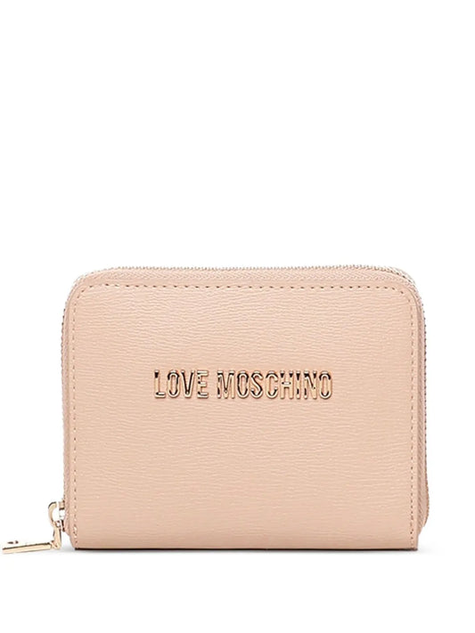 Love Moschino zip closure logo detail wallet