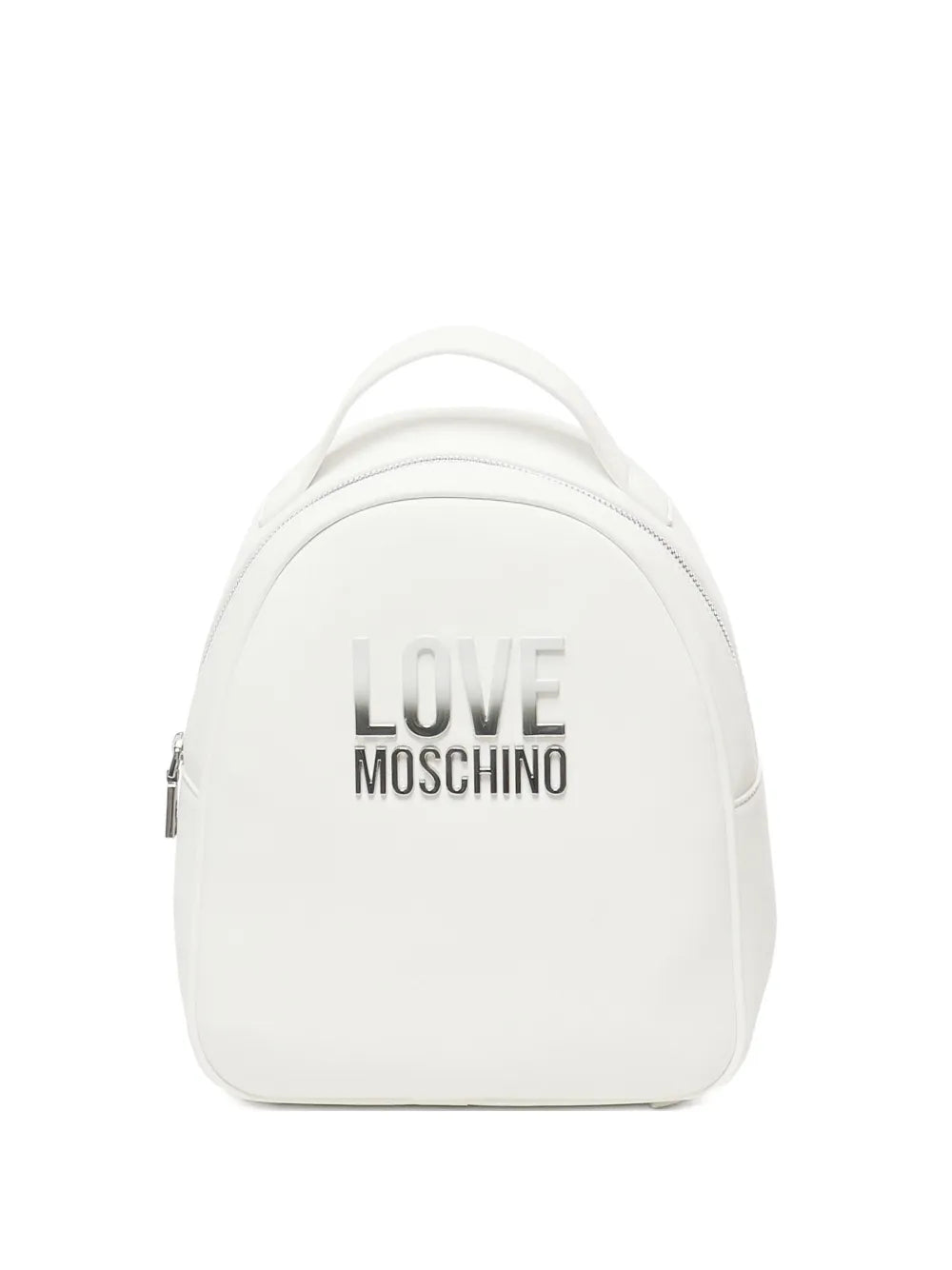 Love Moschino logo plaque backpack