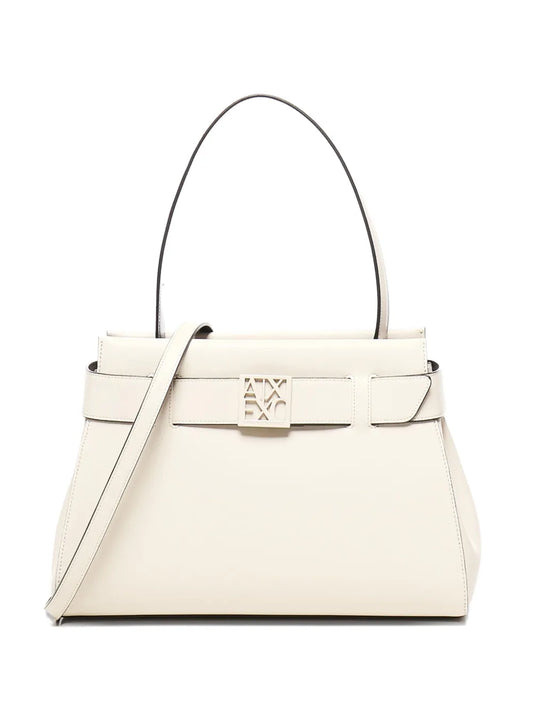 Armani Exchange logo plaque belted bag