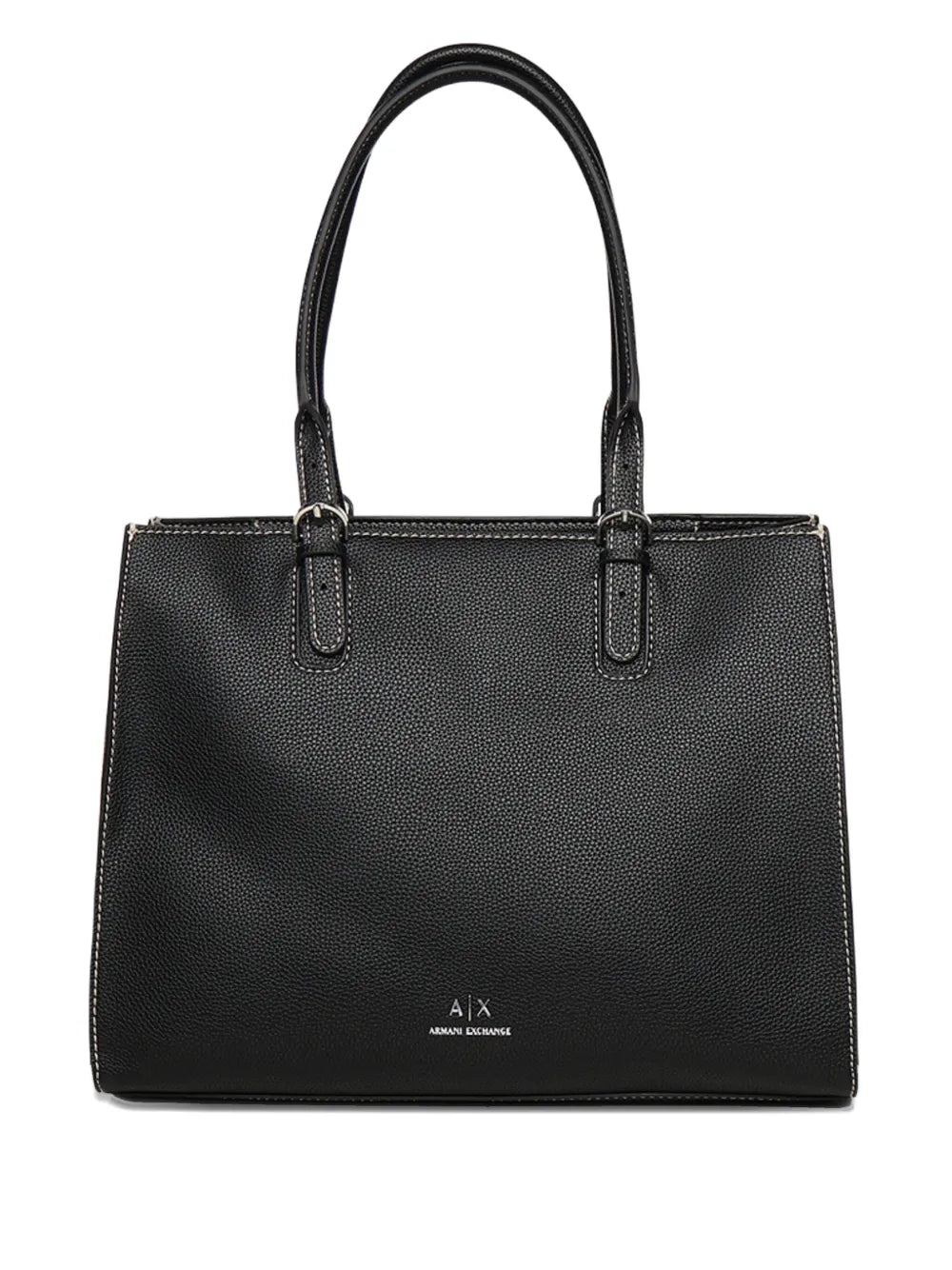 Armani Exchange logo plaque shoulder bag