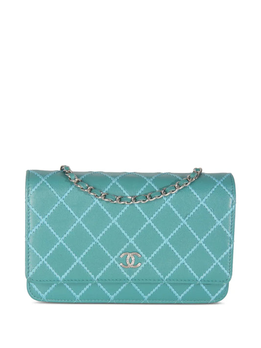 CHANEL 2014 2015 quilted chain crossbody bag