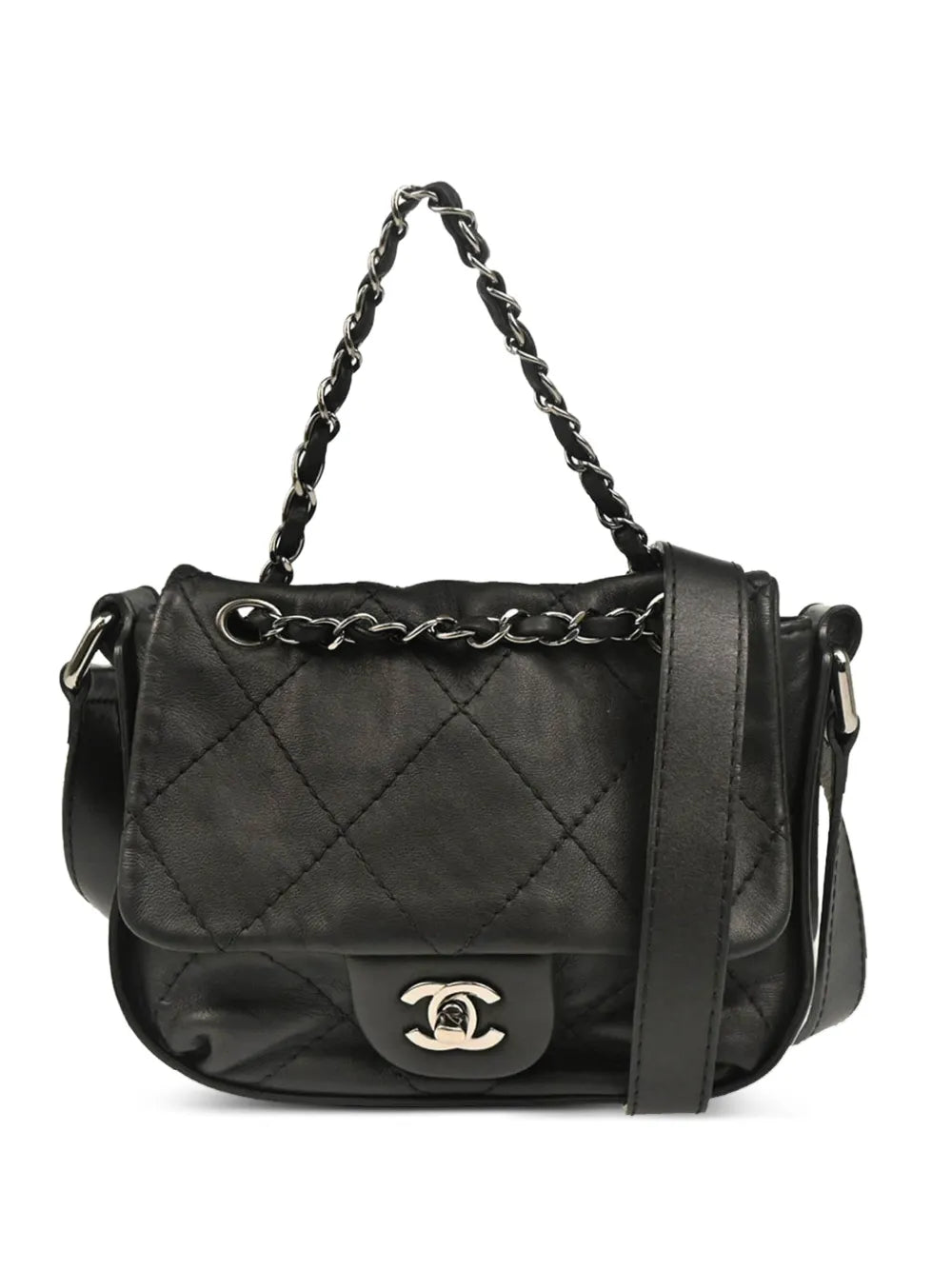 CHANEL 2011 quilted chain strap shoulder bag