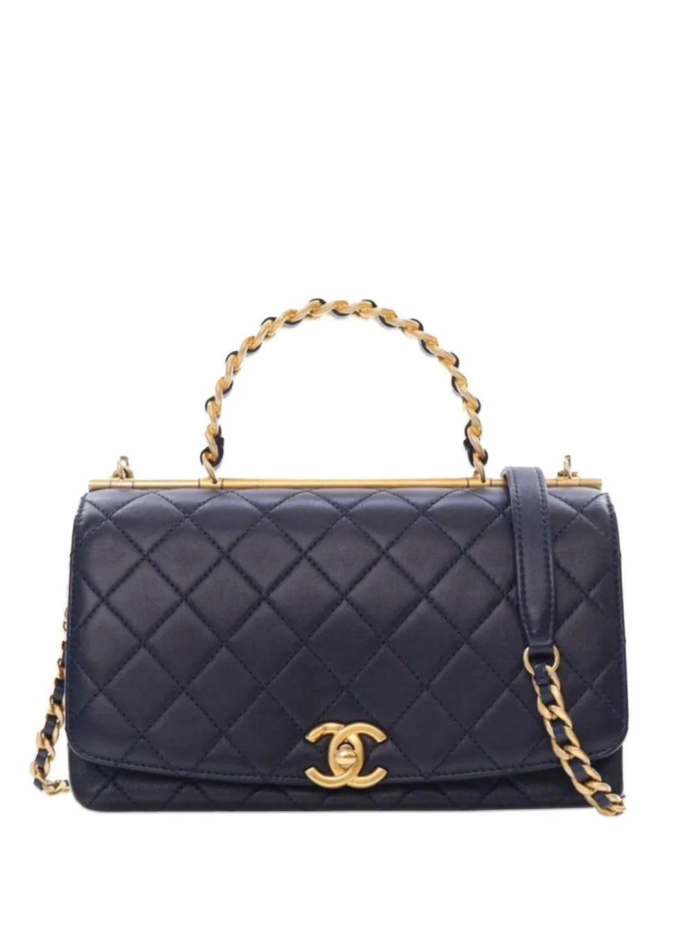 CHANEL 2019 Small Quilted Lambskin La Parisienne Flap satchel