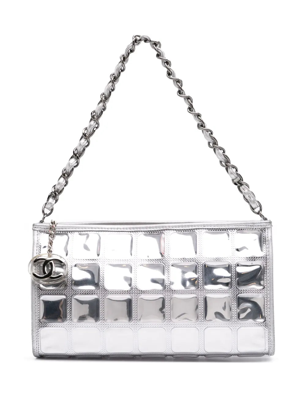 CHANEL 2006 2008 Vinyl Ice Cube Pochette shoulder bag