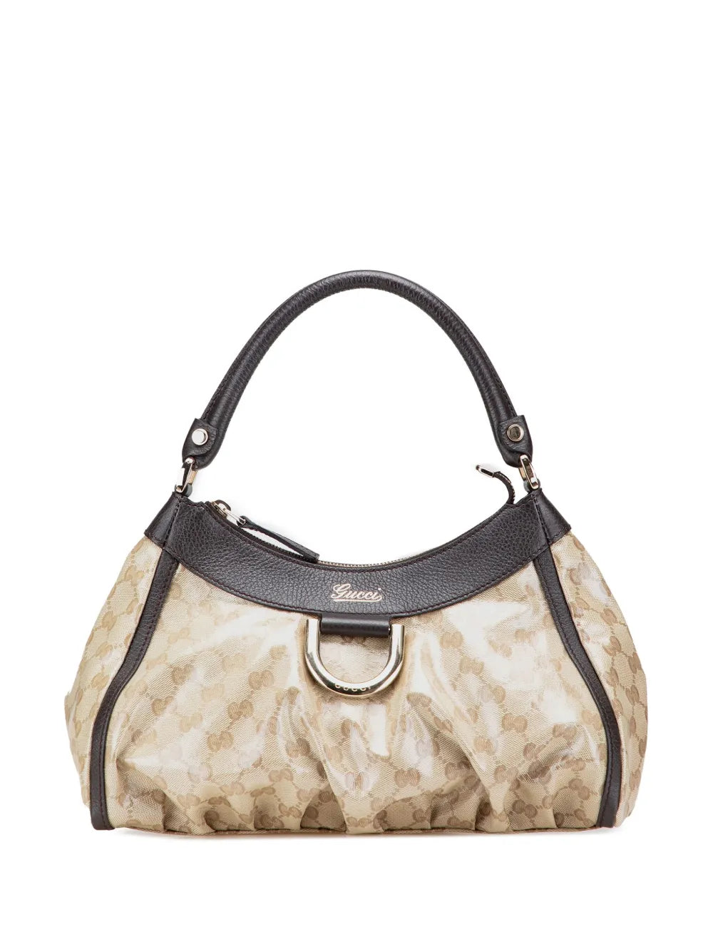 Gucci 2000 2015 GG Crystal Abbey D Ring shoulder bag