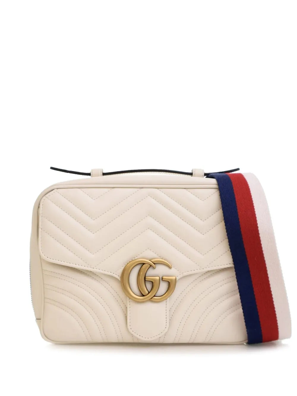 Gucci 2016 2025 Small GG Marmont Matelasse Leather Sylvie Top Handle satchel