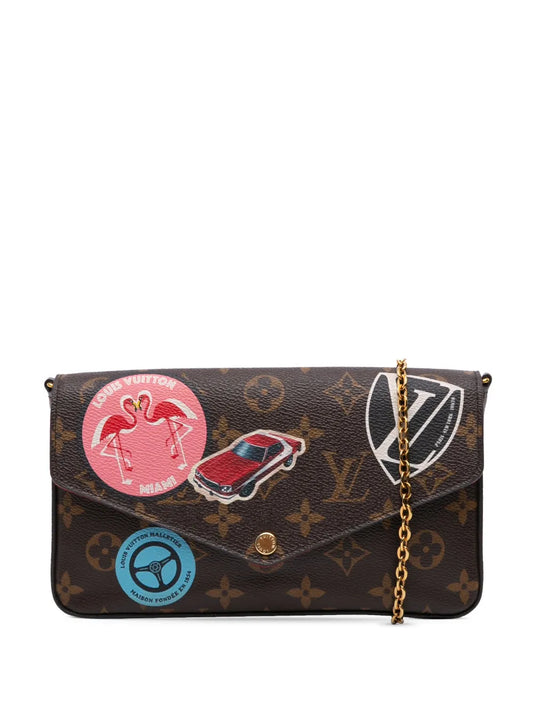 Louis Vuitton 2016 Monogram World Tour Pochette Felicie crossbody bag