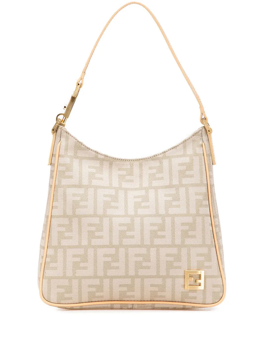 Fendi 2000 2010 Zucca Canvas shoulder bag