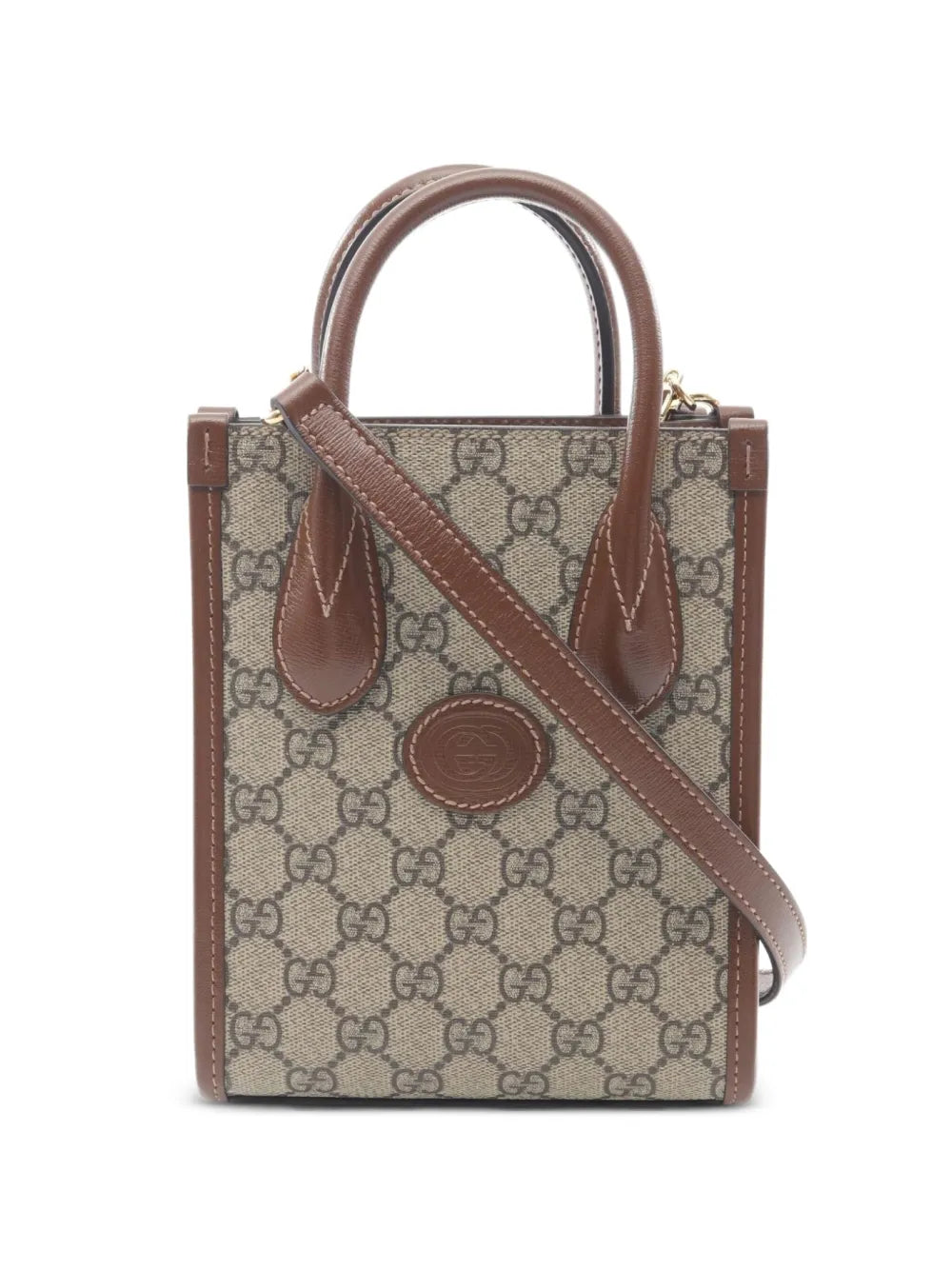 Gucci 2010s GG monogram leather handbag