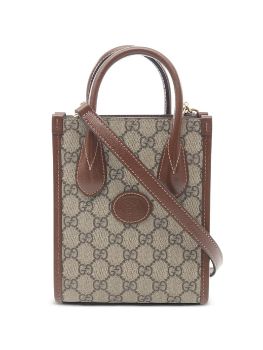 Gucci 2010s GG monogram leather handbag