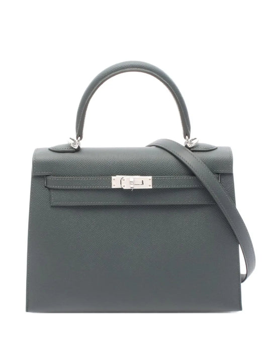 Hermès 2025 Kelly 25 Vale Mangrove tote bag
