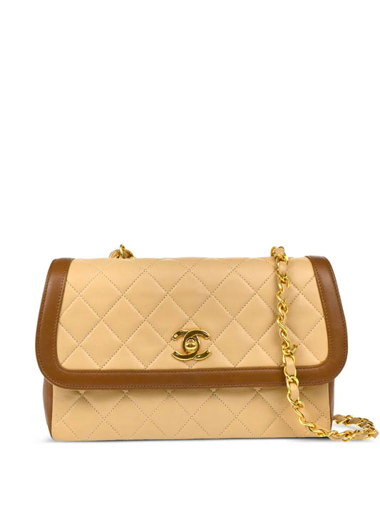 CHANEL 1990 matelassé shoulder bag