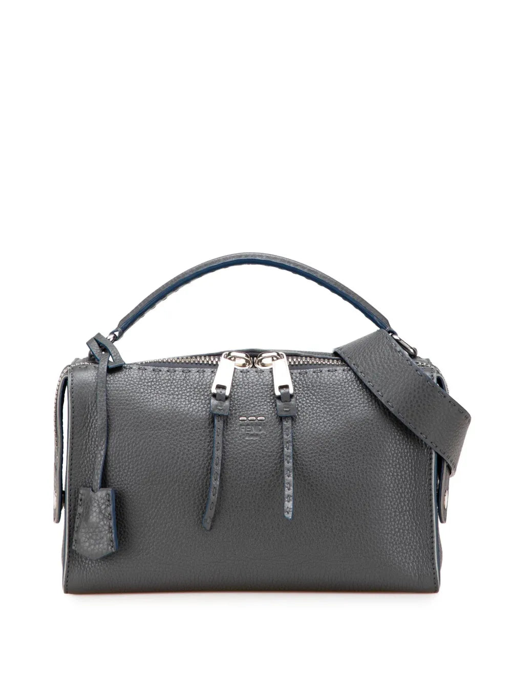 Fendi 2000 2010 Leather Selleria Lei satchel