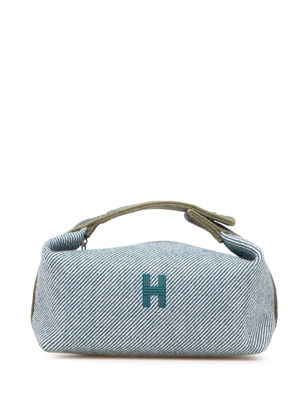 Hermès 2021 2025 Small Wool Bride A Brac H Natte Case vanity bag