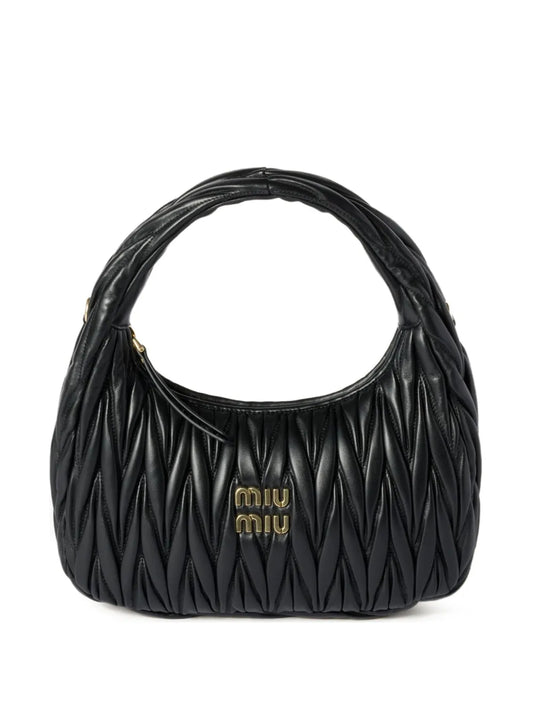 Miu Miu Wander matelassé leather tote bag