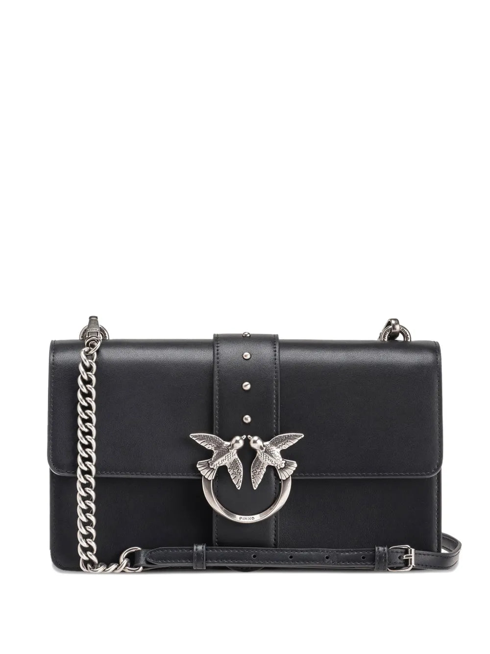 PINKO love birds chain strap shoulder bag