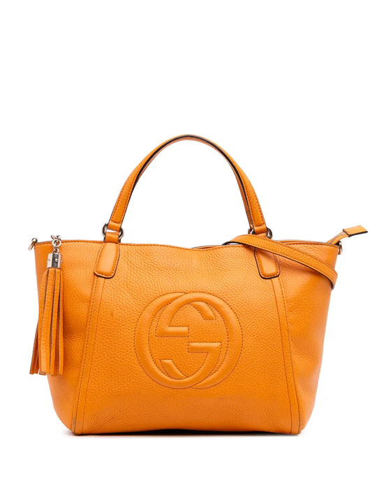 Gucci 2016 2025 Small Leather Soho Cellarius satchel