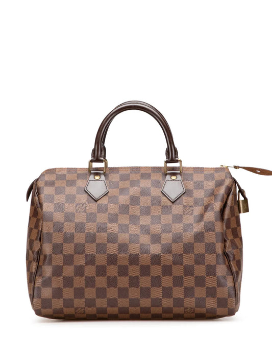 Louis Vuitton 2012 Damier Ebene Speedy 30 boston bag
