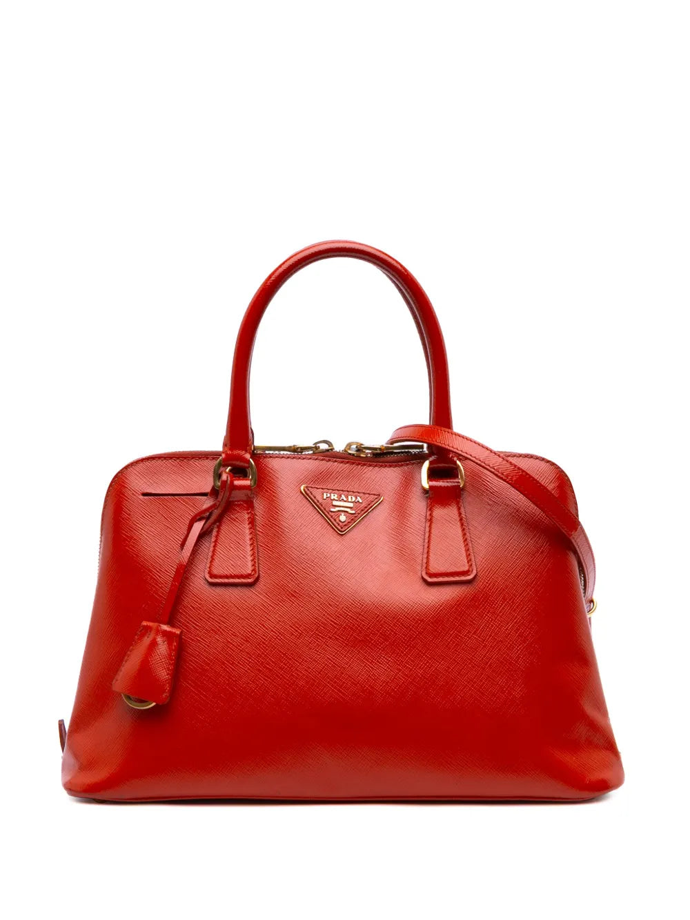 Prada 2000 2025 Medium Saffiano Vernice Promenade satchel