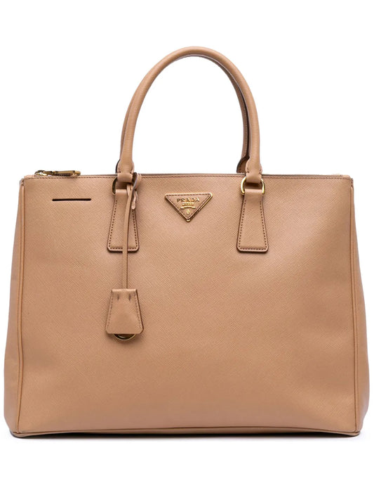 Prada 2000 2025 Large Saffiano Lux Galleria Double Zip satchel