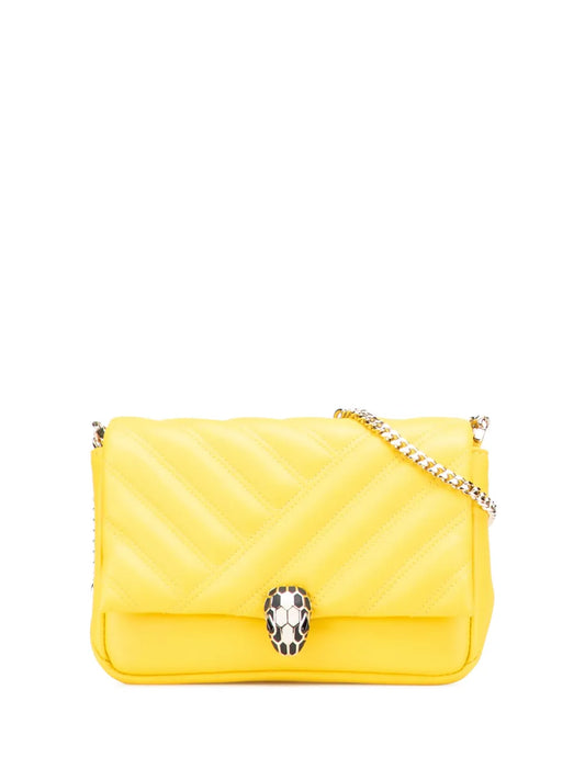 Bvlgari 2021 2025 Leather Serpenti Cabochon Chain crossbody bag