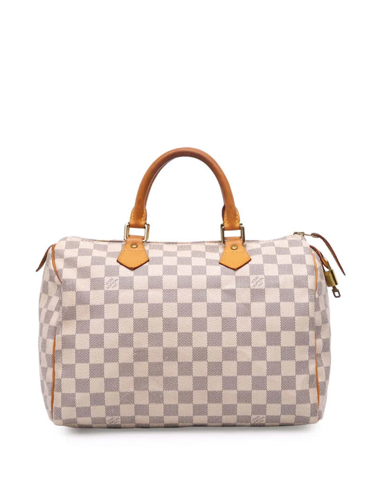 Louis Vuitton 2007 Damier Azur Speedy 30 boston bag