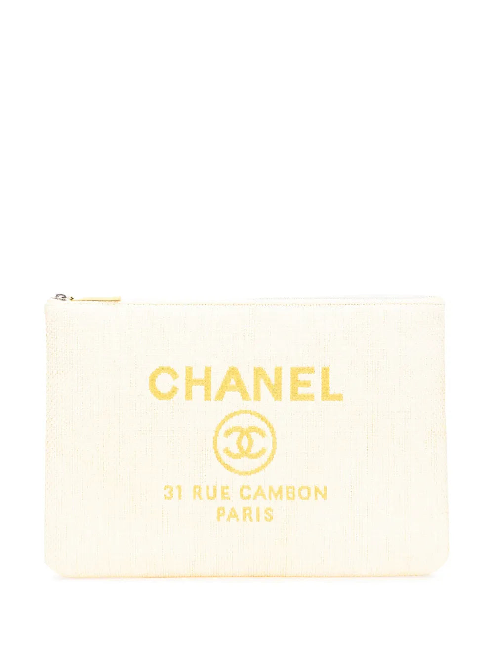 CHANEL 2016 2017 Large Raffia Deauville O Case clutch bag