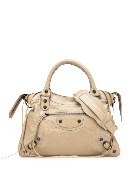 Balenciaga 2012 Lambskin Motocross Classic Town satchel