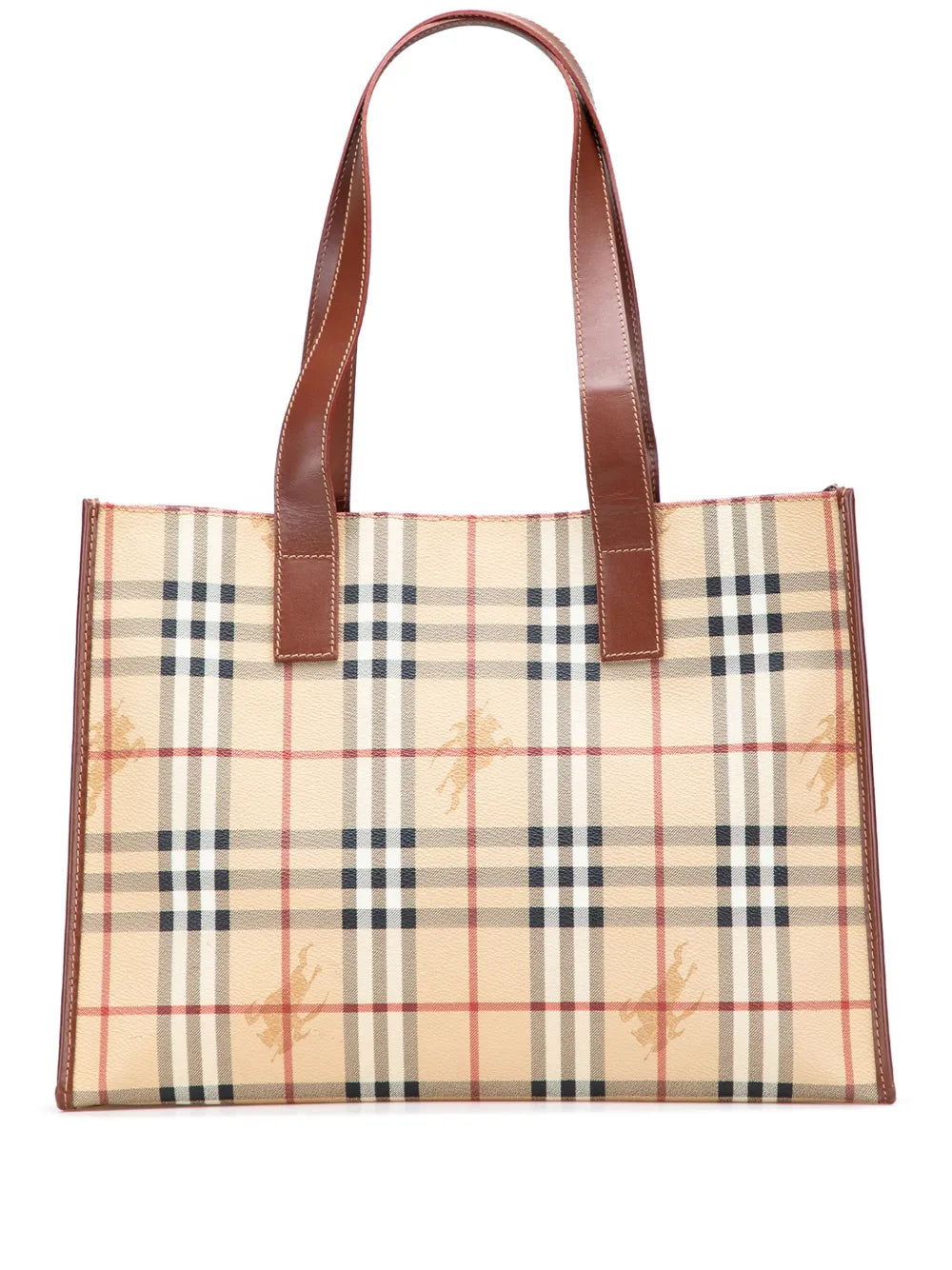 Burberry 2000 2017 Haymarket Check Coated Canvas tote bag