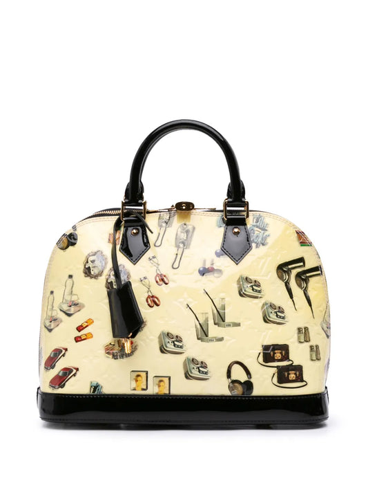 Louis Vuitton 2015 Monogram Vernis Stickers Alma PM handbag