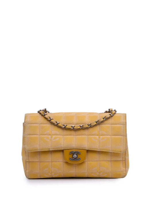 CHANEL 2002 2003 Medium New Travel Line Nylon Single Flap shoulder bag