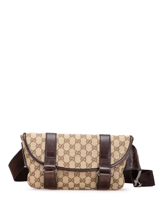 Gucci 2000 2015 GG Canvas belt bag