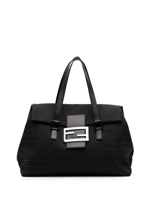 Fendi 2000 2010 Zucchino Canvas shoulder bag