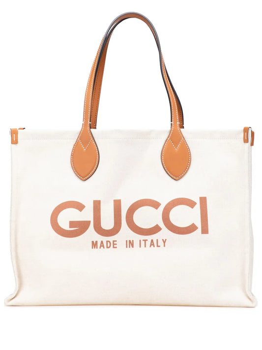 Gucci 2016 2025 Large Canvas Logo tote bag