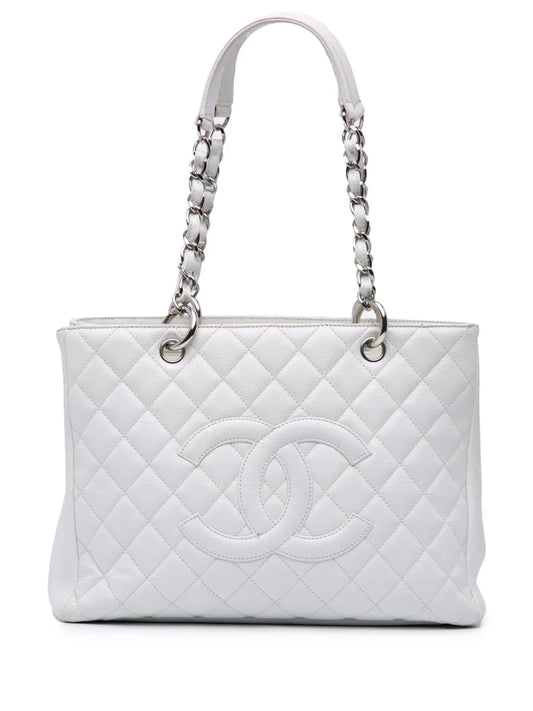 CHANEL 2009 2010 Caviar Grand Shopping tote bag