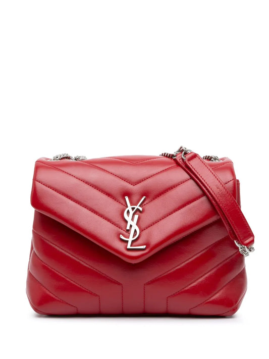 Saint Laurent 2018 Small Leather Monogram Loulou crossbody bag