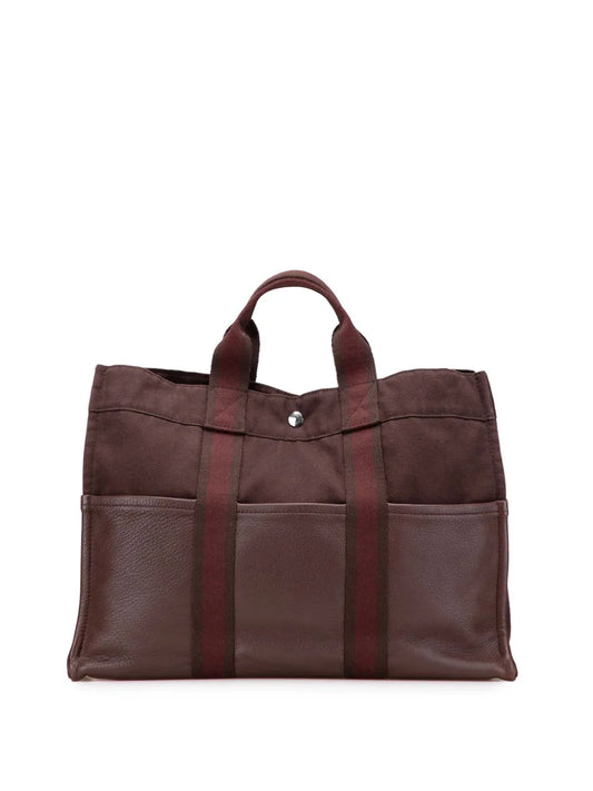 Hermès 1990 2010 Canvas and Leather Fourre Tout MM tote bag