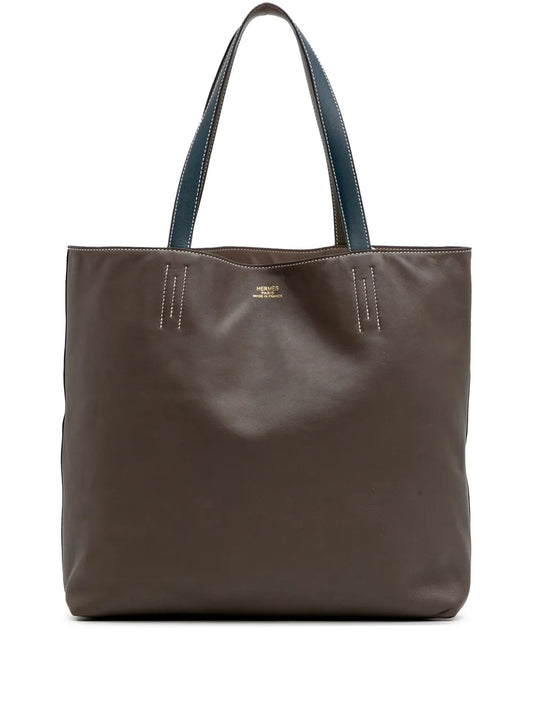 Hermès 2013 Veau Sikkim and Clemence Double Sens 36 tote bag