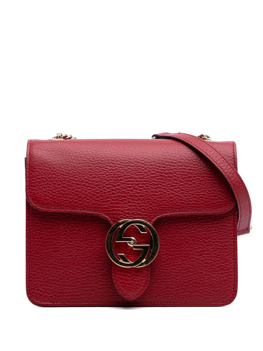 Gucci 2016 2025 Small Dollar Calfskin Interlocking G crossbody bag