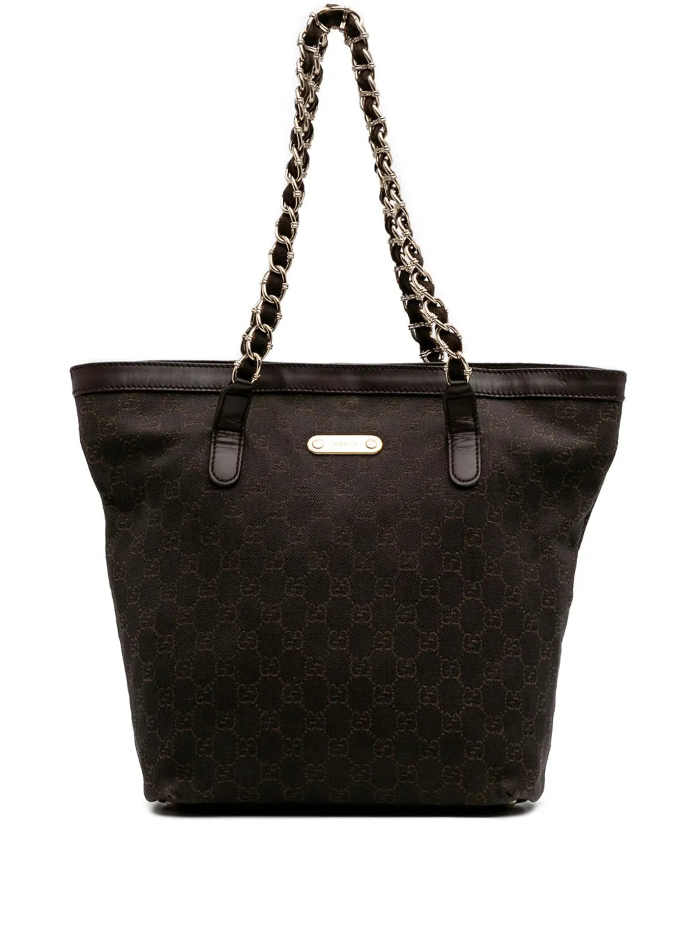 Gucci 2016 2025 GG Denim Capri tote bag