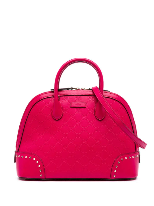 Gucci 2016 2025 Guccissima Hilary Lux Dome satchel